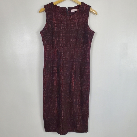 Calvin Klein Dresses & Skirts - Calvin Klein sleeveless dress, red and black print, size 8
